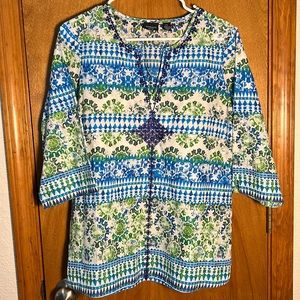 Westbound Petites Tunic Top Size PL